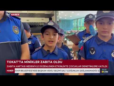 TOKAT'TA MİNİK ZABITALAR GÖREV BAŞINDA