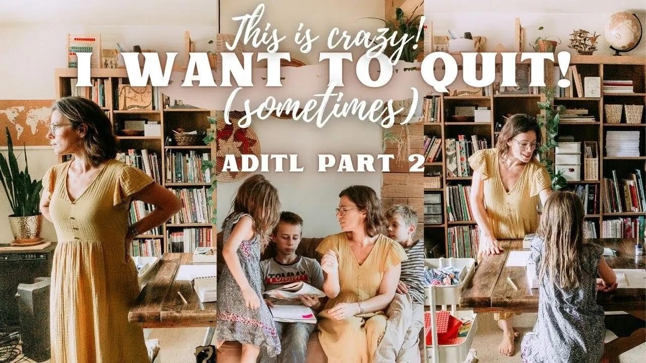 A Day in the Life of a Homeschool Mom   Sometimes I want to quit homeschooling   HOMESCHOOL MOM OF 6