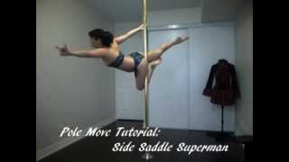 Pole Dance Move Tutorial: Side Saddle Superman