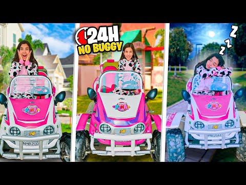 WE SPENT 24H RIDING IN THE BUGGY AND THE LAST ONE TO LEAVE WINS! *LOOK WHAT HAPPENED TO MANU