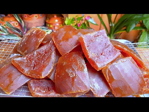 DULCE CRISTALIZADO DE SANDÍA|SIN SECRETOS|RECETA ORIGINAL|MUY FÁCIL!!!