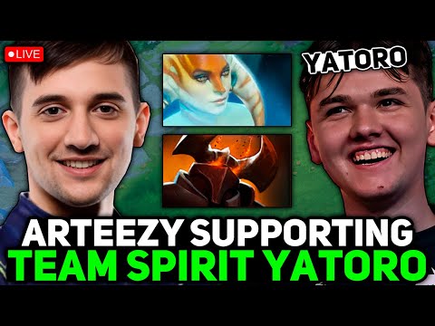 ARTEEZY SUPPORTING TEAM SPIRIT YATORO in THIS GAME