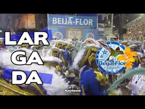 Beija-Flor 2016 - Bateria (Largada) - Desfile - #AoVivo16