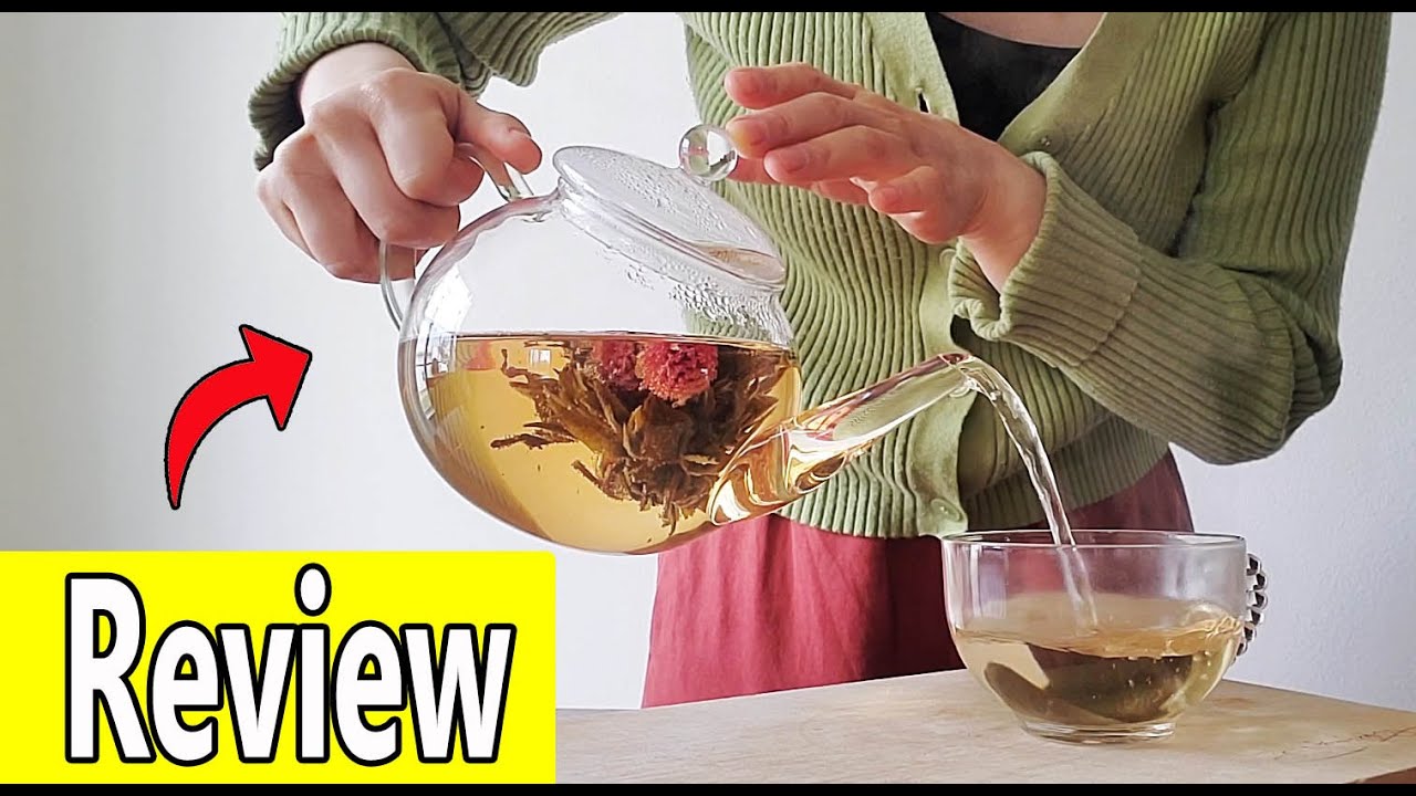 Best Stovetop Glass Teapot & Flower Blooming Tea
