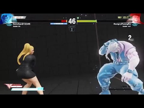 SFV - Bonchan (Nash) vs. Poongko (Kolin) *Korea Top Player