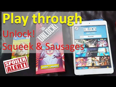 Major Spoiler !! #Unlock Escape Adventure - Squeek & Sausage Playthrough