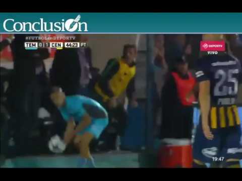 Espulsione di Paolo Montero: Rosario Central-Temperley