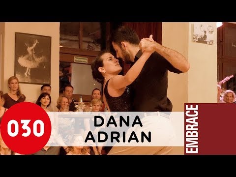  Adrian Ferreyra  and  Dana Frigoli  are  dancing  to  a  nontraditional song  by  Astor Piazzolla  at  Embrace Berlin Tango Festival  in  2016
