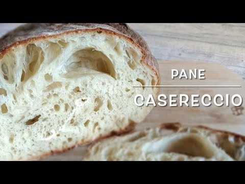 PANE CASERECCIO fatto in casa -🍞 CROCCANTE fuori, morbido ed alveolato dentro! RICETTA FACILE