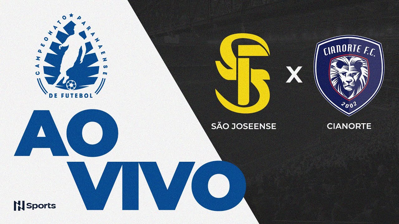 AO VIVO E COM IMAGENS | SÃO JOSEENSE x CIANORTE | 3ª RODADA | CAMPEONATO PARANAENSE 2025