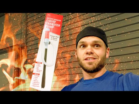 This Sucks 😁 | Harbor Freight Battery Operated Liquid Transfer Pump