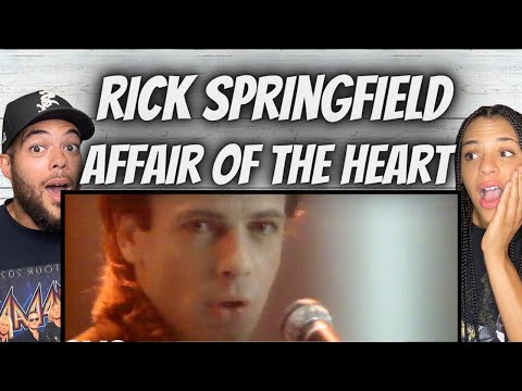 A VIBE!| FIRST TIME HEARING Rick Springfield -  Affair of the Heart REACTION