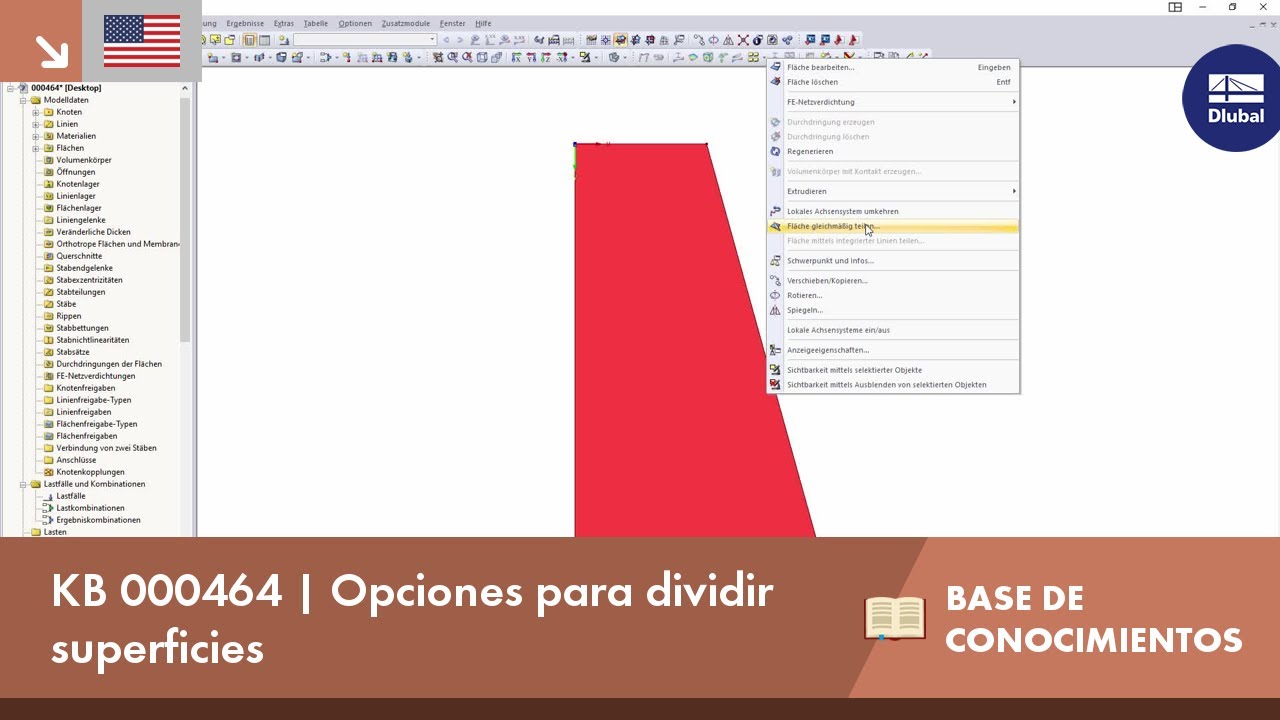 KB 000464 | Opciones para dividir superficies