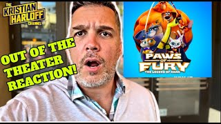 Download the video "Paws of Fury: The Legend of Hank Out Of The Theater Reaction!"