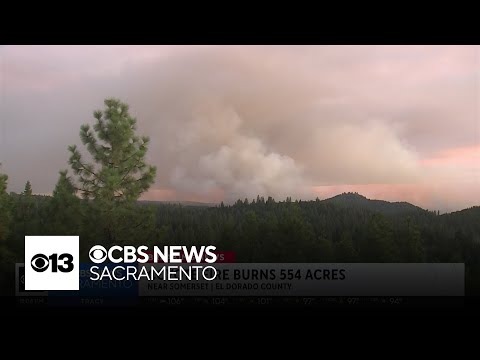 Coyote Fire surpasses 500 acres burned in El Dorado County