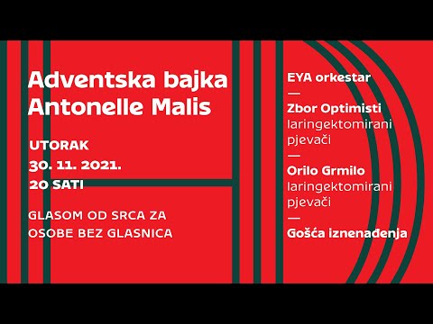 Adventska bajka – Glasom od srca za osobe bez glasnica / Antonella Malis - sopran
