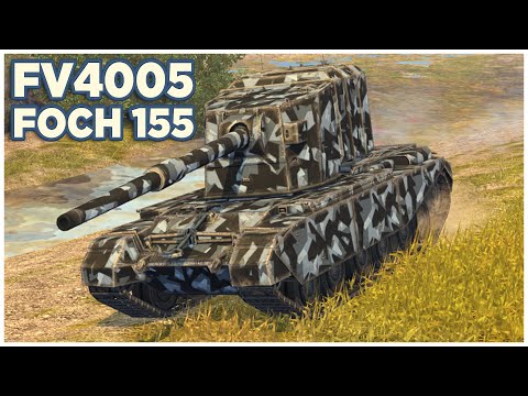 FV4005 or Foch 155? Who is Cooler?  WoT Blitz Replays