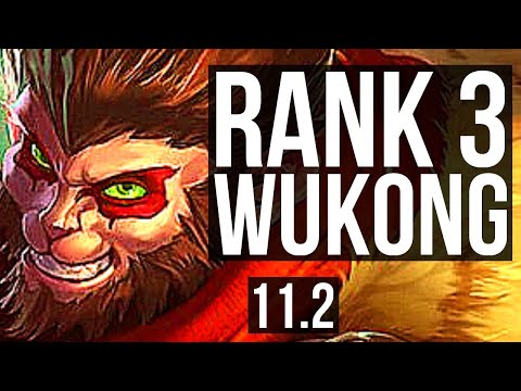 WUKONG vs SION (TOP) | Rank 3 Wukong, 5/0/4, 700+ games, 1.0M mastery | TR Master | v11.2