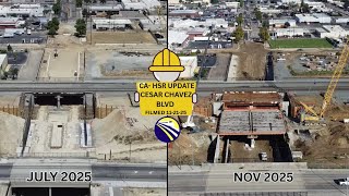 CA-HSR  UPDATE! Cesar Chaves BLVD - Downtown Fresno - Last Update Of The Year