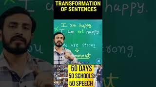 Transformation of Sentences in English Grammar | #englishgrammar #sentences #Shorts #viralvideo