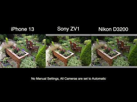 Quick Photo Comparison: iPhone 13 vs Sony ZV1 vs Nikon D3200 [No Commentary]