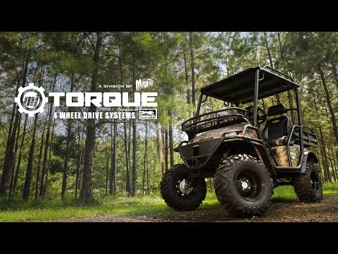 Part of a video titled The Madjax Torque 4 Wheel Drive Conversion System - YouTube