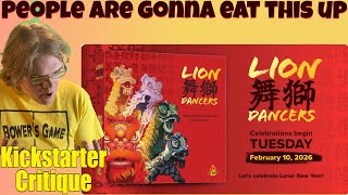 Lion Dancers: A Board Game Celebrating the Lunar New Year (A)  Kickstarter Critique Review