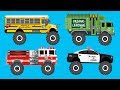Learning 70 AWESOME Monster Vehicles For Kids Best Learning Colors Video For Children Toddlers