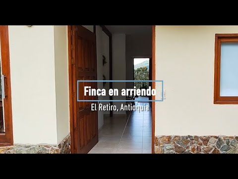 Finca en arriendo El Retiro, Antioquia AA-88107 Alberto Álvarez Inmobiliaria
