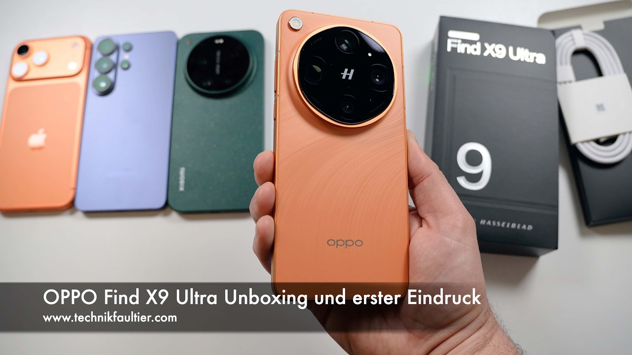 OPPO Find X9 Ultra Unboxing und erster Eindruck