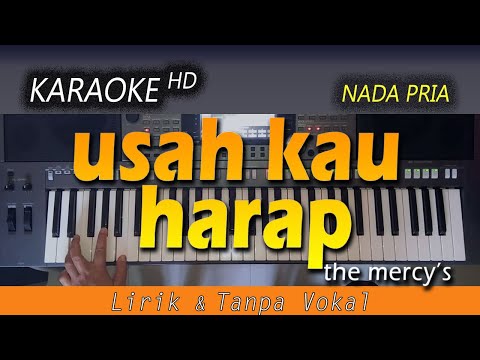 USAH KAU HARAP LAGI - The Mercys | KARAOKE Lirik HD