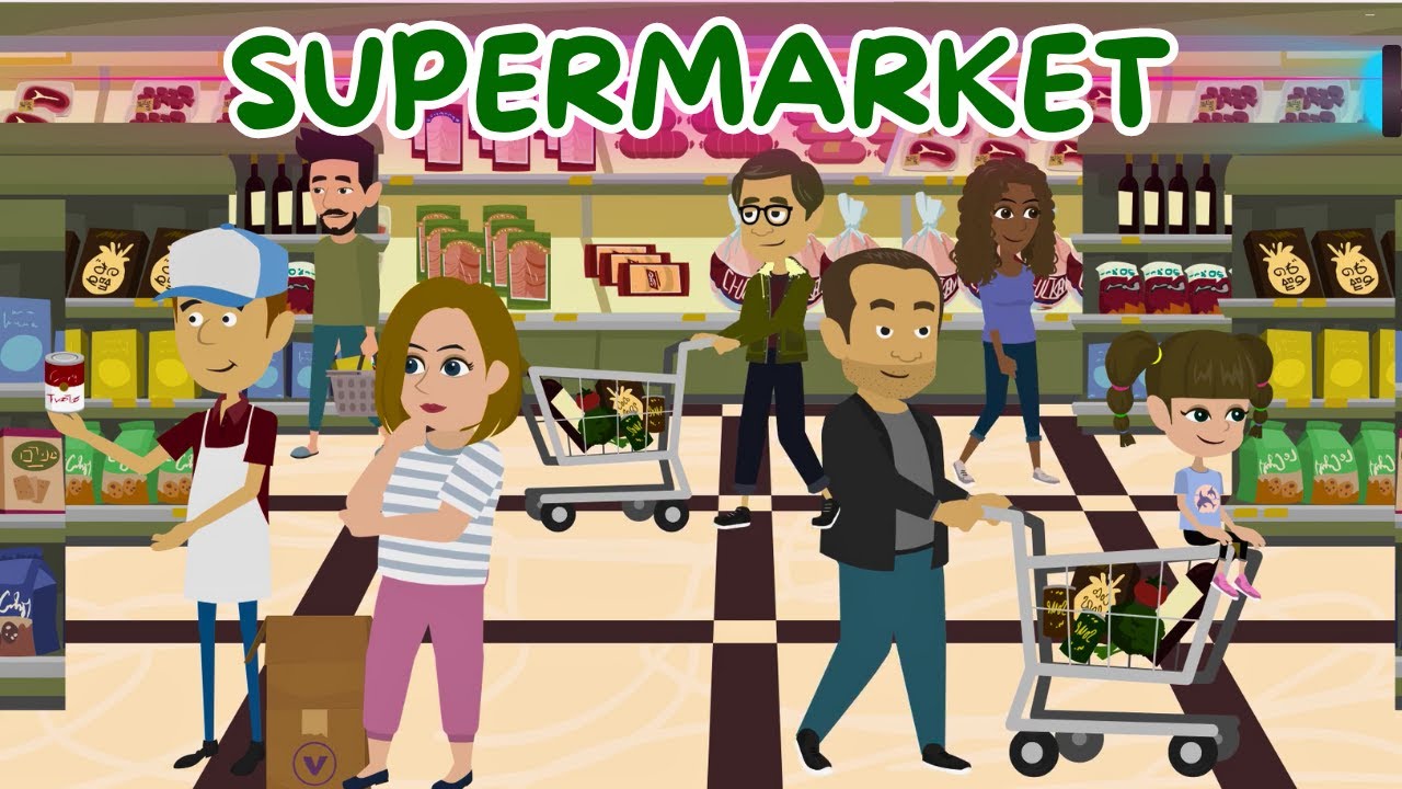 Supermarket - Basic English Conversation