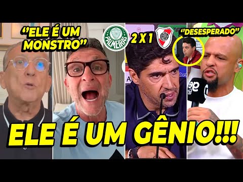 LOOK WHAT FELIPE MELO AND GALVÃO BUENO SAID ABOUT PALMEIRAS' VICTORY AGAINST RIVER PLATE!