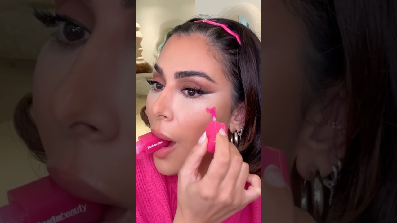 Intense Guava is really intense 👀 🩷 #hudabeauty #blush #arabic #howto