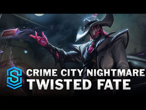 Crime City Nightmare Twisted Fate Skin Spotlight - League of Legends