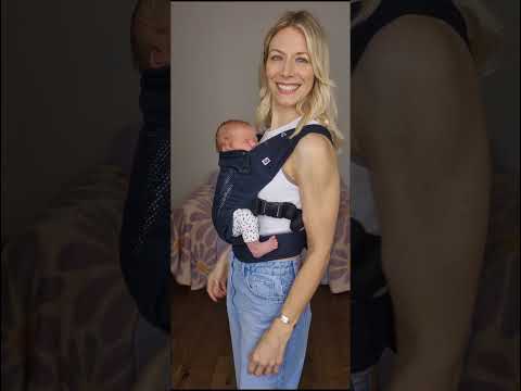 The Coolest Baby Carrier for summer newborns. NEW Izmi Breeze Baby Carrier at Izmibaby.com ☀️💜