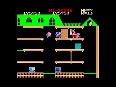 Mappy (1984, MSX, NAMCO)