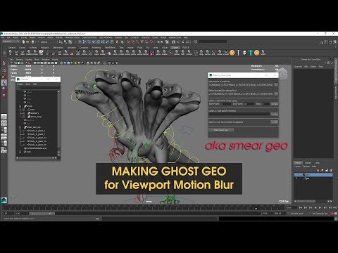 Making Ghost Geo – Maya Script – Truong CG Artist