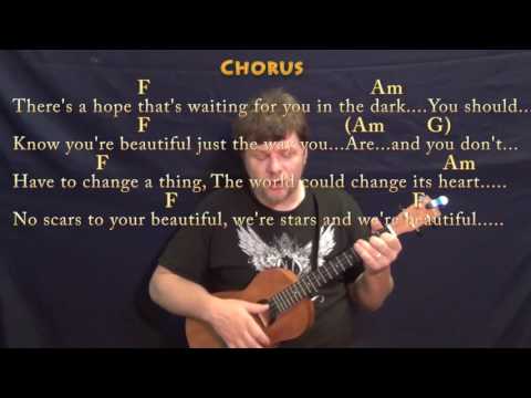 Scars to Your Beautiful (Alessia Cara) Bariuke Cover Lesson with Chords/Lyrics