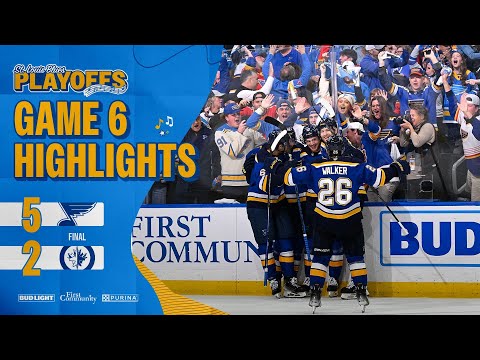 Game 6 Highlights: Blues 5, Jets 2