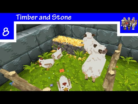 Timber and Stone 1.7 Ep:8 - Herding Chickens! ----1080p HD Gameplay