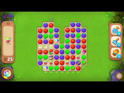 Gardenscapes - Level 93 @Games4Fun✅