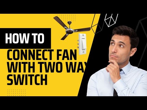 staircase wiring using two way switch with light animation video