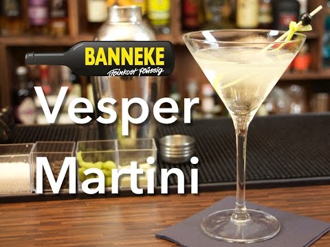 Vesper Martini - James Bond Martini Drink selber mixen - Schüttelschule by Banneke