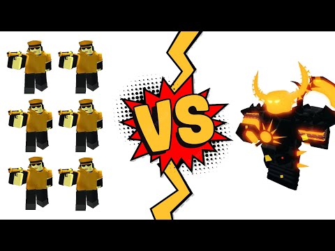 100 ЗОЛОТЫХ СКАУТОВ vs РАСПЛАВЛЕННЫЙ БОСС в TDS ROBLOX | WEMORT