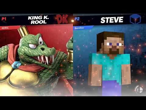 EDM | KirbyKid (King K. Rool) vs Sandbar (Steve) - The Laffy Invitational (Loser's Finals)