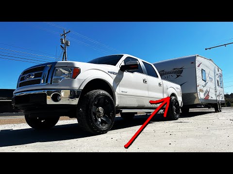 The CHEAPEST way to fix "SQUAT" when TOWING! (Easy Fix)