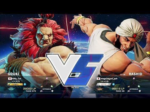 Ryukichikun (Akuma) vs Mago (Rashid)：りゅうきちくん（豪鬼）vs マゴ（ラシード）
