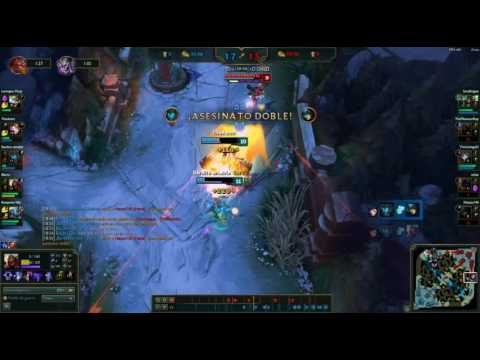 Kalista/Blitzcrack vs Jhin/Nami/Zed Villeriada 100% mantekita