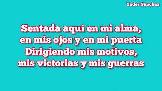 Sentada aquí en mi alma. Chayanne. Letra